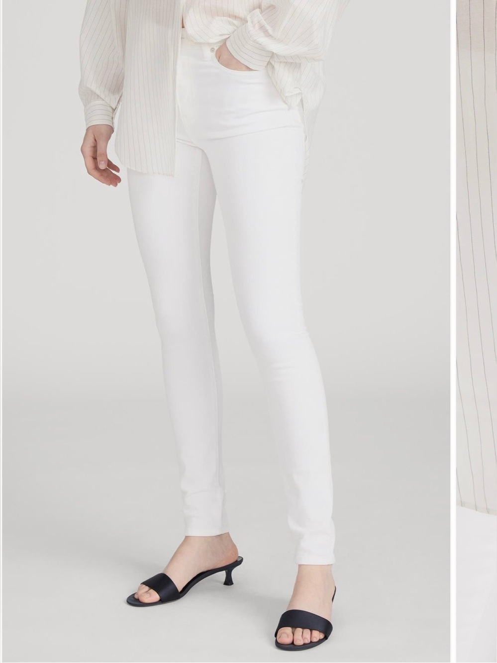 Frame White Le High skinny Fit size 26 US 2